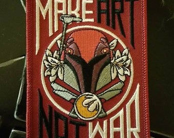 star wars patch, Sabine the artist, 501st, make art not war, rebels