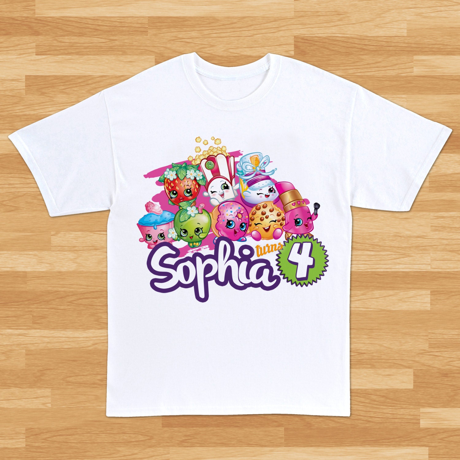shopkins birthday shirt