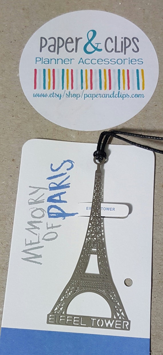 1 Eiffel Tower Paris France Bookmark