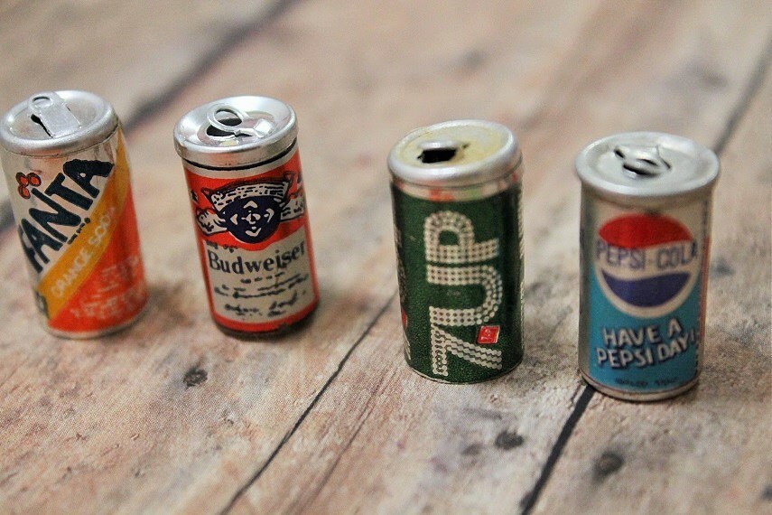Dollhouse soda cansmini coke cansMini Soda CansDollhouse