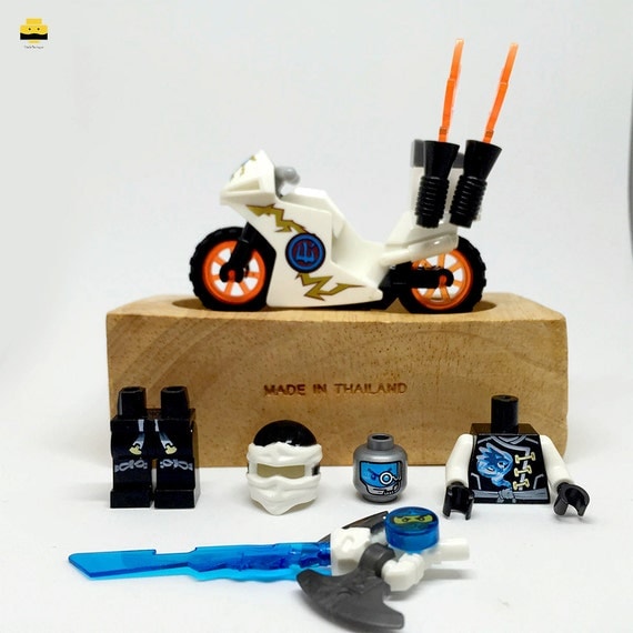 SALE Custom Ninjago Zane Mini Figurine with by littlebrique