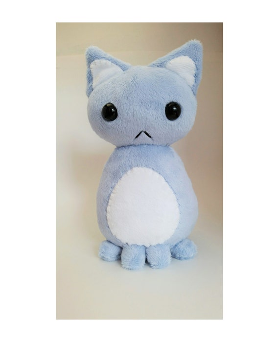 blue cat plush