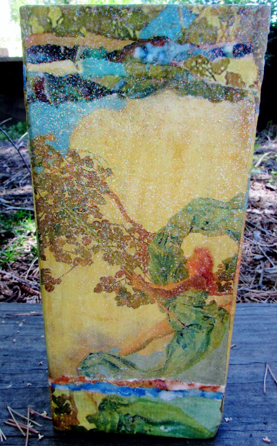 Maxfield Parrish 'Girl on a Swing' Decoupage by