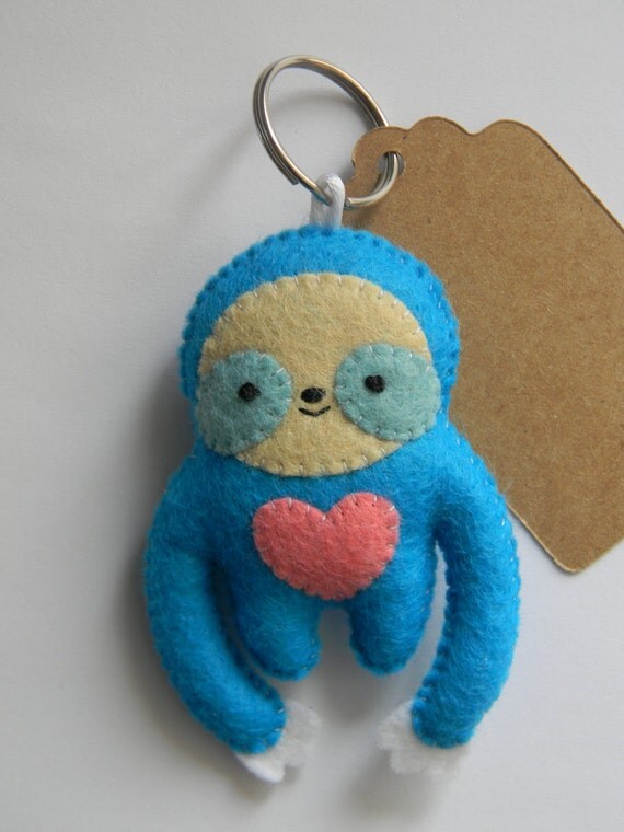 ty sloth keychain