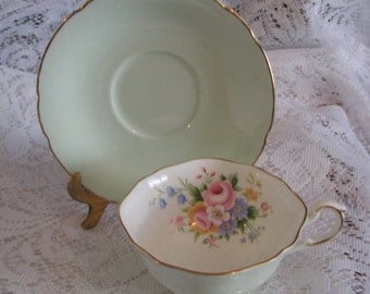 Vintage Paragon China Teacup & Saucer, Fine Bone China, Made in England,