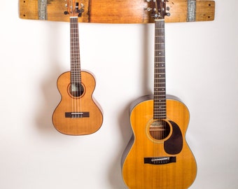 Napa Valley Wine Barrel Double Guitar Rack