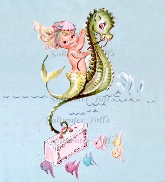 vintage mermaid clipart - photo #18