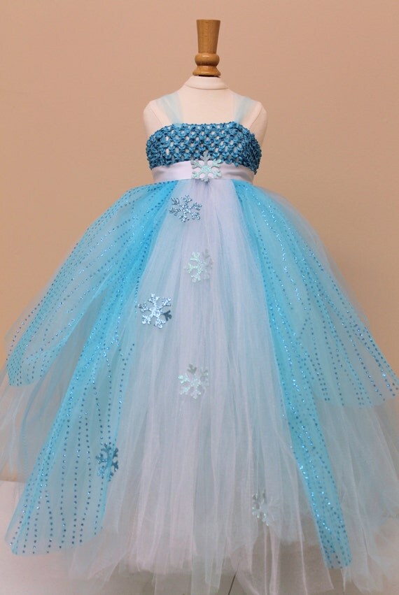 Dress Centerpiece Winter Wonderland Ice Frozen Queen snowflake dress Il_570xn