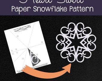 snowflake printable cutting template PDF Gingerbread Pattern Man Paper Snowflake by