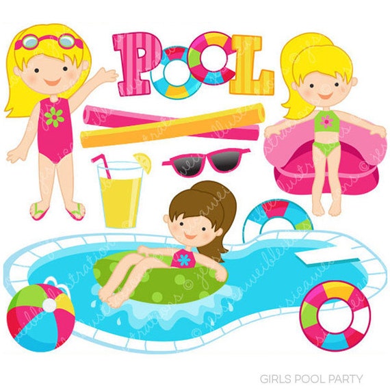 free clipart images pool party - photo #17