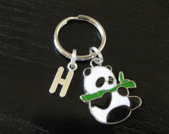 Personalized Panda - Key Ring