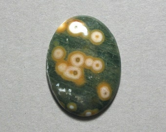 OCEAN JASPER oval cabochon 22X30mm designer cab