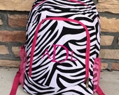 pink zebra backpack