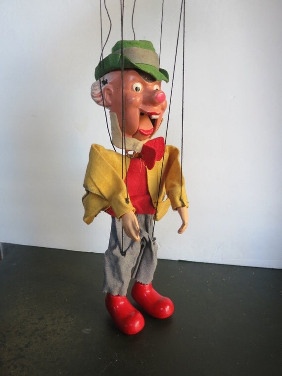 Mad Hatter Marionette Peter Puppet Plaything Alice in