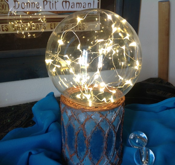 Lighted Orb Lamp Accent Lamp Night Light Table Light