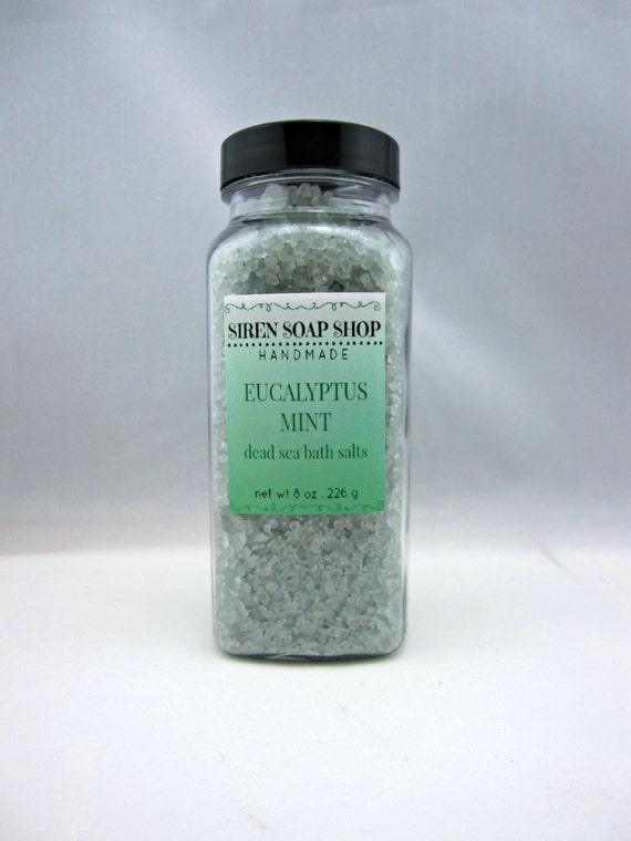Eucalyptus Mint Bath Salts Bath Salts Eucalyptus Mint by SirenSoap