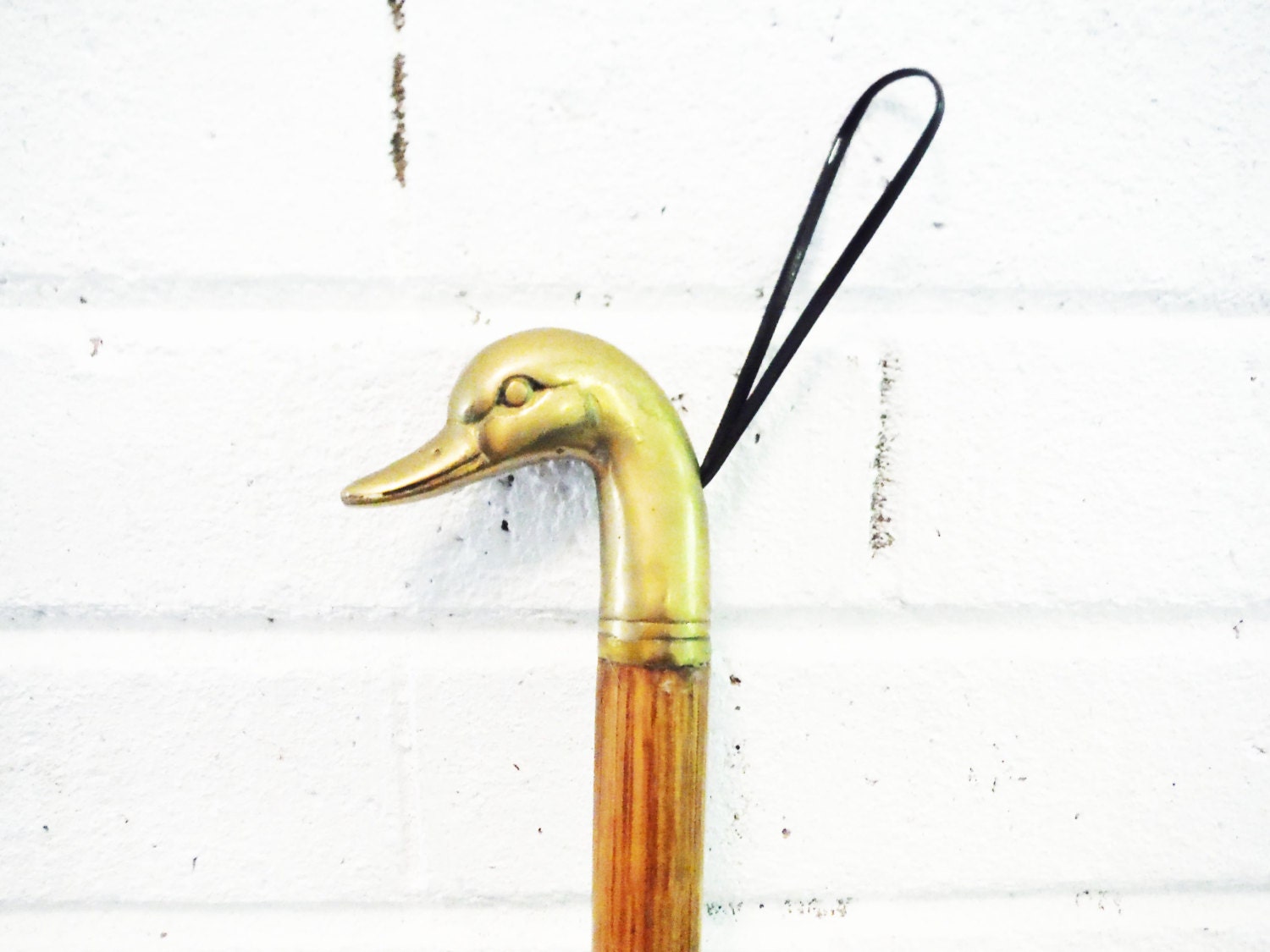Duck head shoehorn brass shoe horn dapper preppy man closet