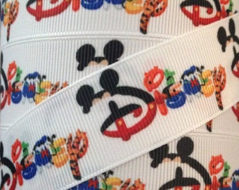 Disney Trip Ribbon. Disney Vacation 1 1/2 Inch Grosgrain