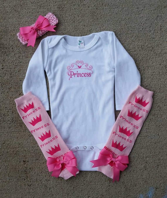 Items similar to Princess Outfit Set Bodysuit or Tshirt, Headband and