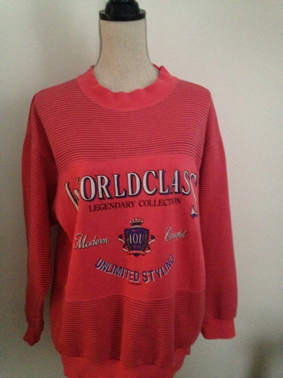 Vintage IOU 80s Worldclass Collection Sweatshirt