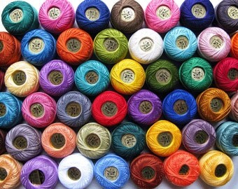 Perle Cotton Thread Set - Size 8 Finca Pearl Cotton by Presencia - You Pick Three!