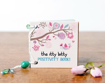 Book Lover Gift. Miniature Book. Positivity. Positive Quotes. Inspirational Quotes. Gift for women. Positive Vibes. Gifts for Sister.