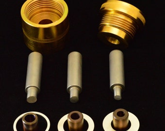 Classic Self Centering Coin Ring Punch Kit and Die Set (this punch requires spacers to center coins)
