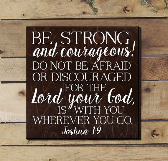 Download Joshua 1 9 Be Strong and Courageous Bible Verse by ...