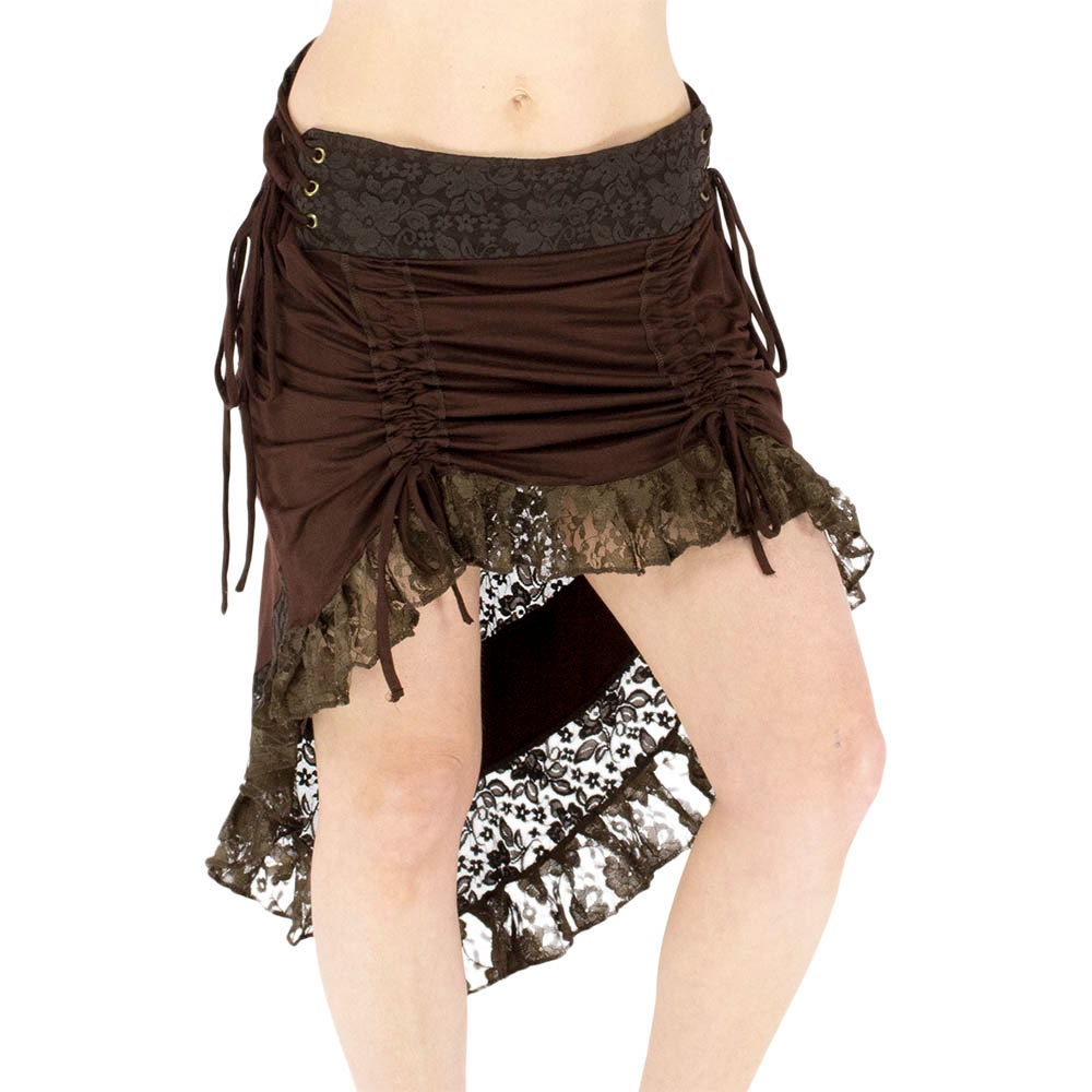 Brown Lace Skirt 30
