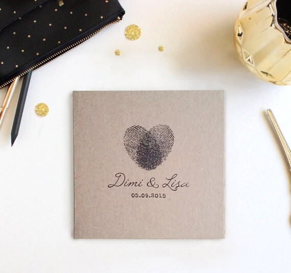 Rustic Custom Kraft CD Sleeves CD Wedding Favors Kraft