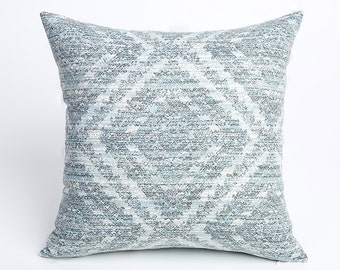 Intricate Blue Designer pillow cover Decorator pillow cover Robert Allen Throw Pillow Cover 18x18 20x20 Tuscan pillow cover-1EYN