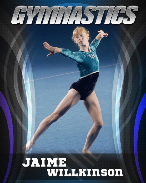 Gymnastics Custom Templates by arc4Studio on Etsy