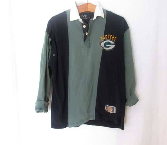 green bay packers rugby shirt