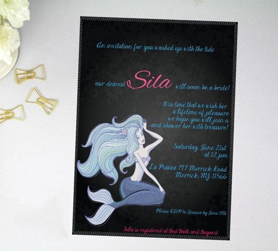 Bridal Shower Invitation Bridal Shower by Firstblushdesignco