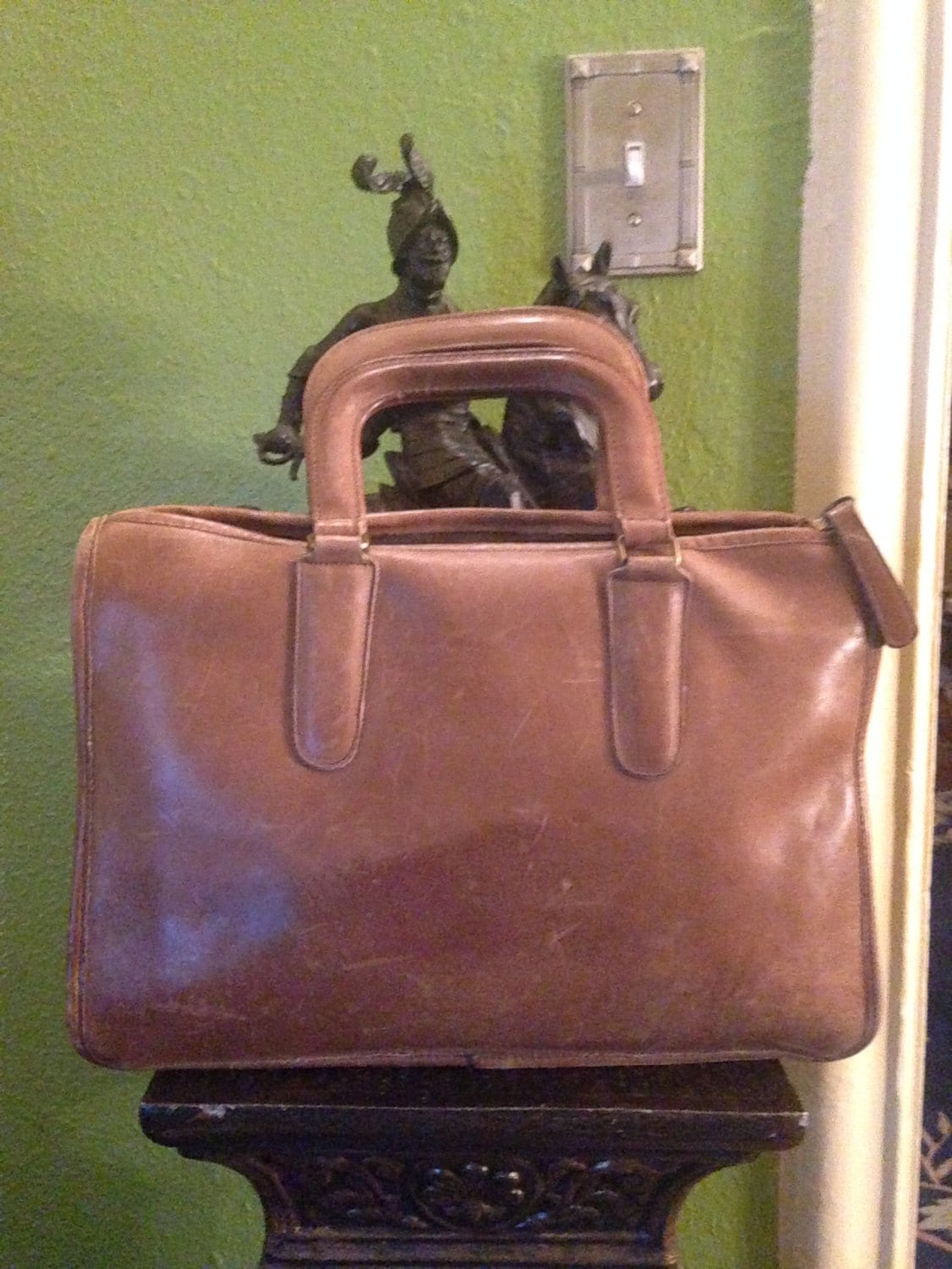 Vintage Coach Leather Briefcase No. 3644702 Made in New York