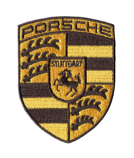 Vintage Style 9cm x 7cm Porsche Racing Patch by smARTpatches