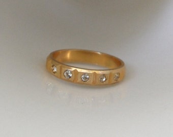 50s fake wedding ring fake engagement ring brushed gold wedding band mid century ring cheap wedding rings fake diamond ring multi stone ring - Fake Wedding Ring 50s fake wedding ring fake engagement ring brushed gold wedding band mid century ring cheap wedding rings fake diamond ring multi stone ring - Fake Wedding Ring