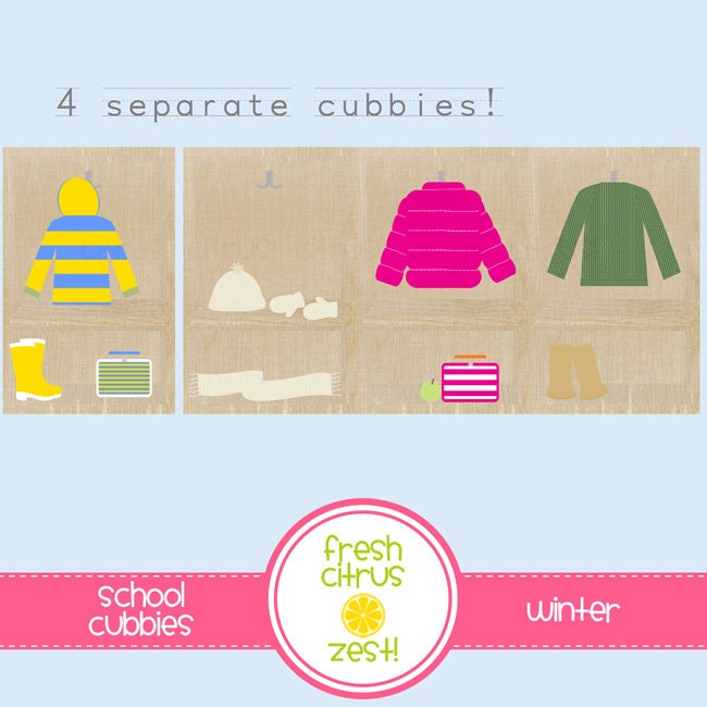 School Clip Art School Cubbies School Teacher Kindergarten