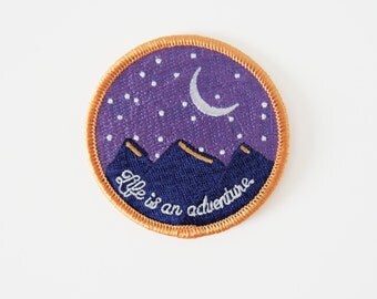 FREE SHIPPING | Night Adventures Iron On Patch