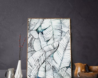 Print Of Watercolor Painting - 'Barbados' - Quality Paper - Unique Design - Wall Decoration - Poster - SFA