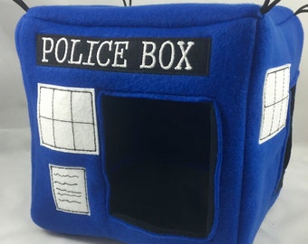 Tardis Hanging Cube for Ferret or Rat