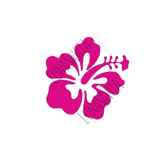 Download Hibiscus SVG DXF Files for Cricut Design Space Silhouette