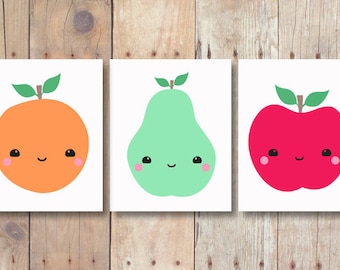 printable nursery print set of 3 prints - kids room decor - printable art set - digital print set - baby room wall art set - nursery decor