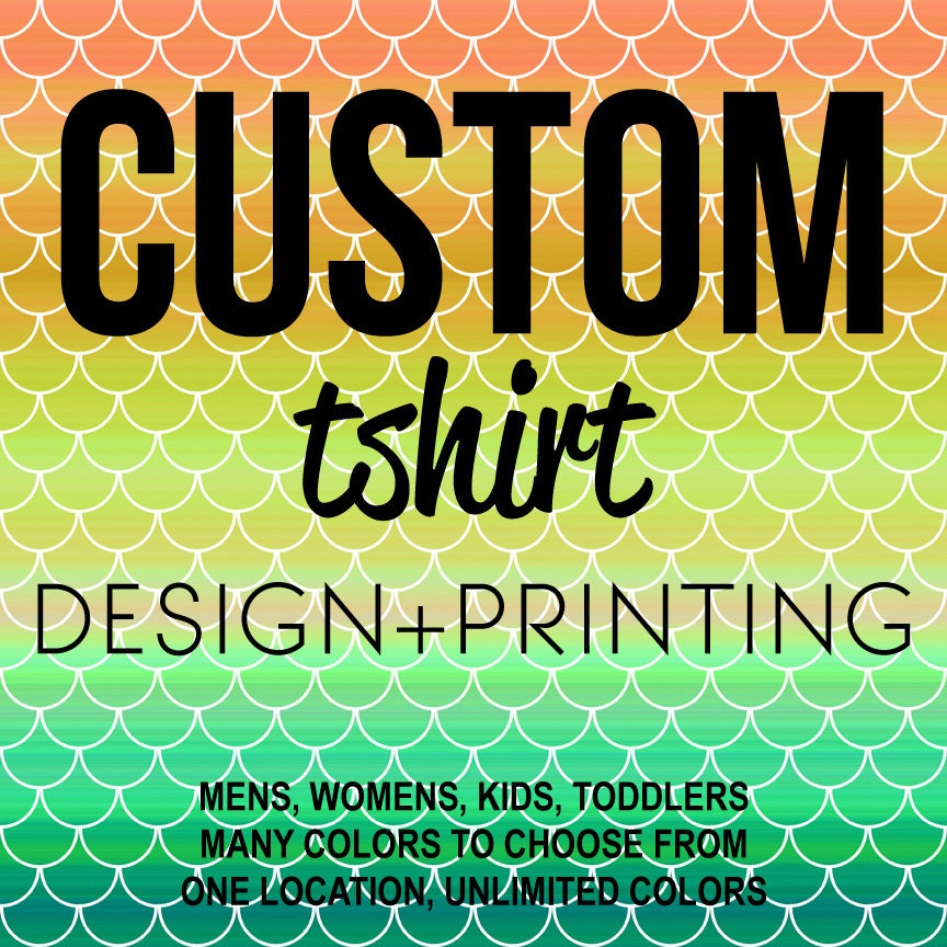 CUSTOM T-Shirt T Shirt Tee Clothing Apparel Design Printing Business Non-Profit Organization