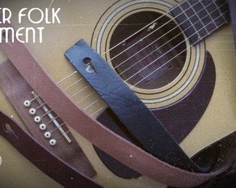 Gutar & folk instrument leather strap