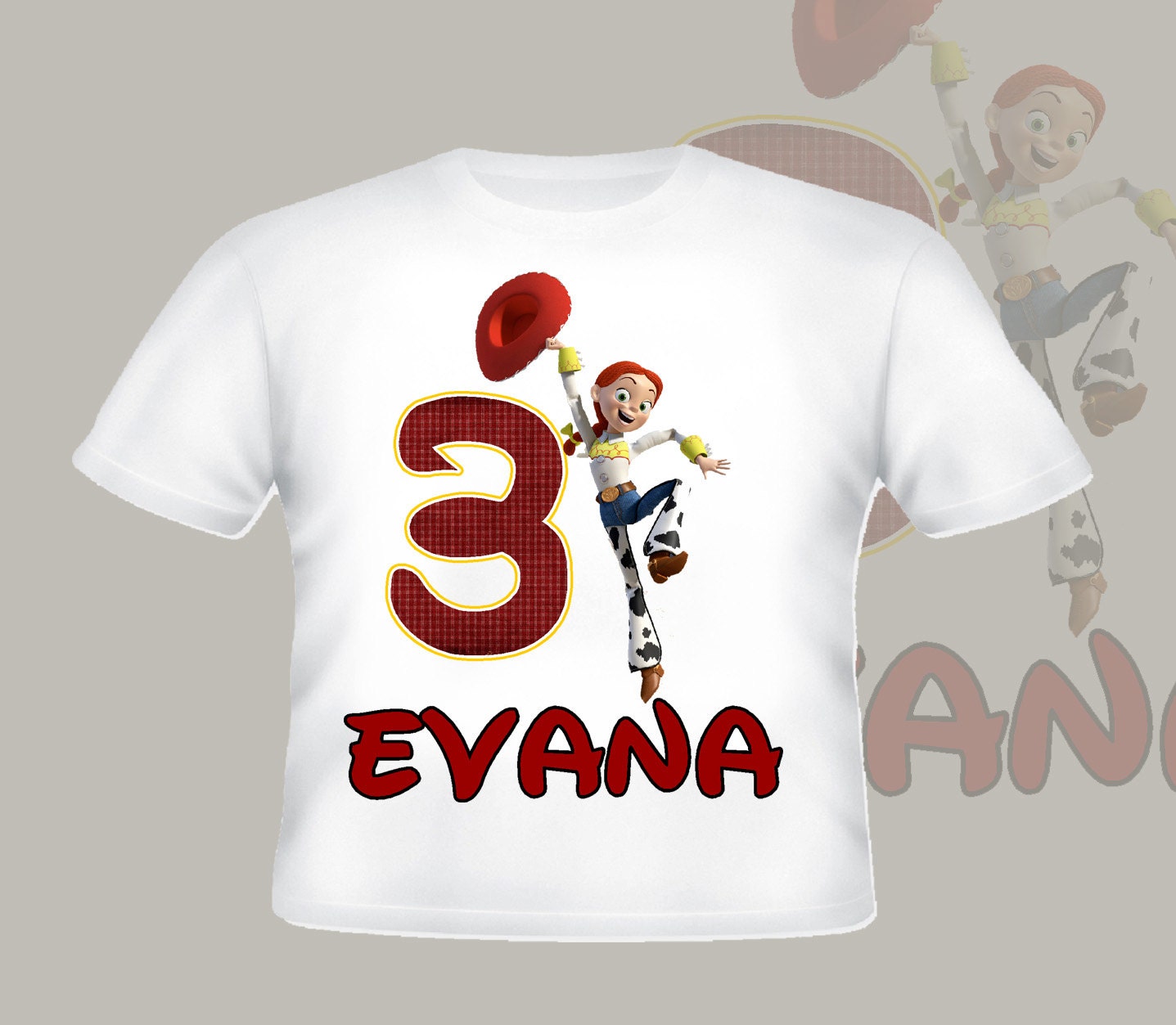 toy story jessie birthday shirt