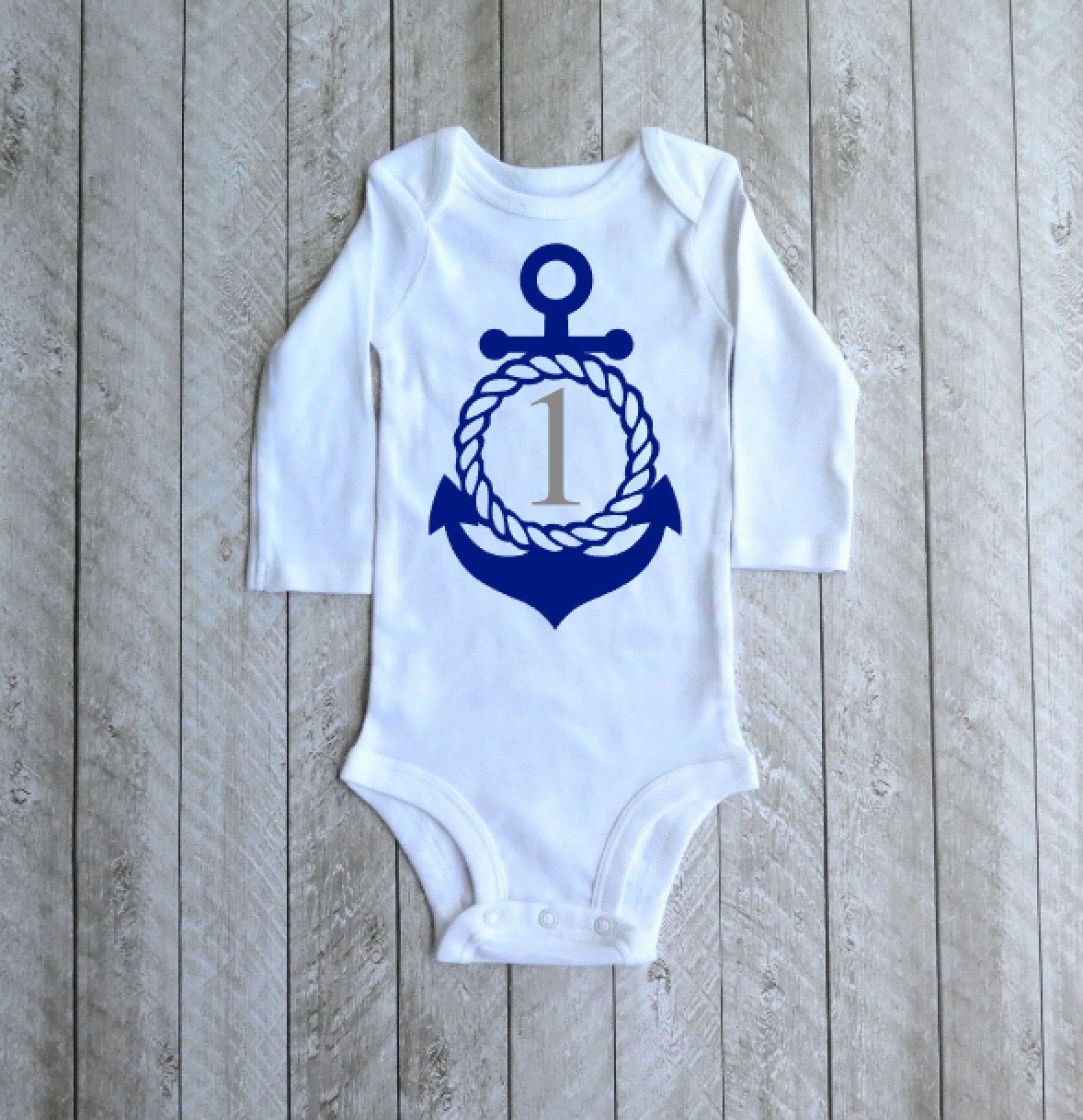 One year shirt boy Boy nautical 1st birthday by SweetPeaCharlies