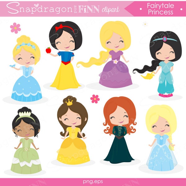 Fairytale Princess clipart Fairytale clipart Princess