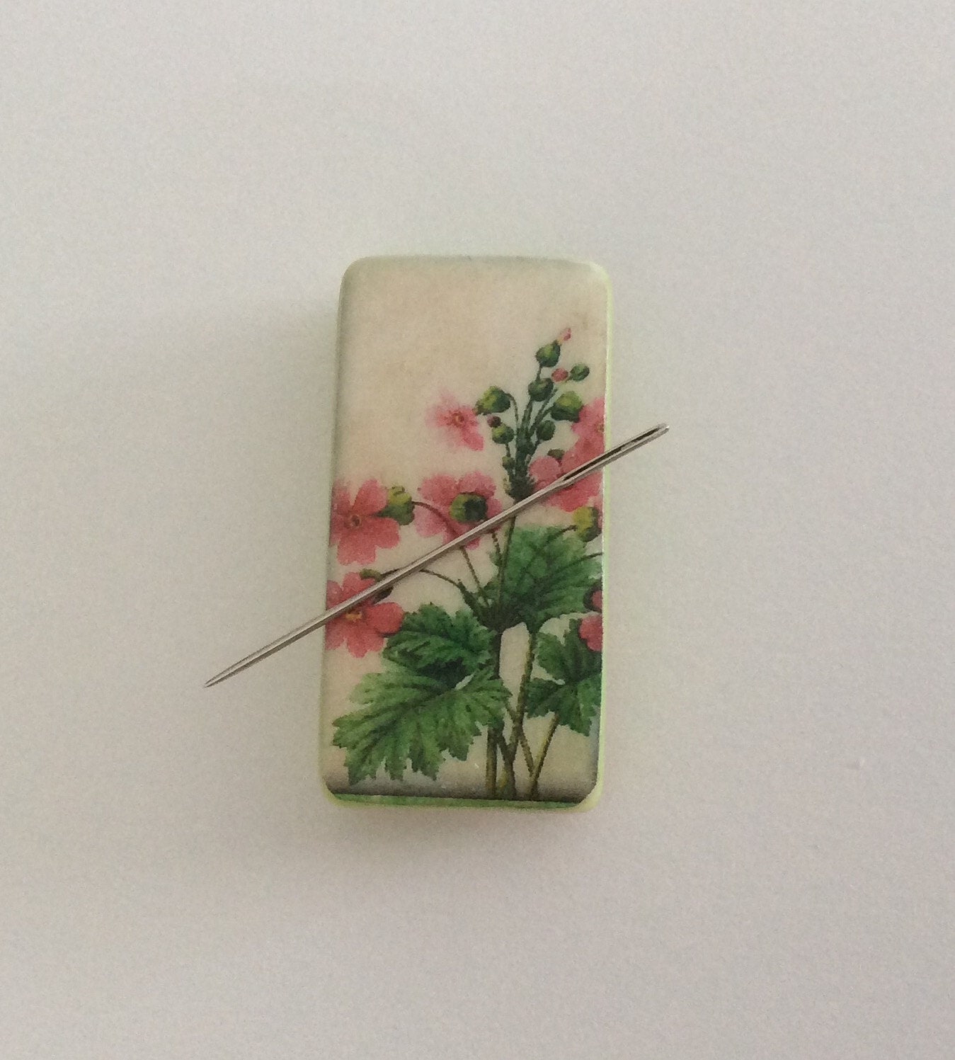 Needle Minder Cross Stitch Needleminder by DaintyDotsDecoupage