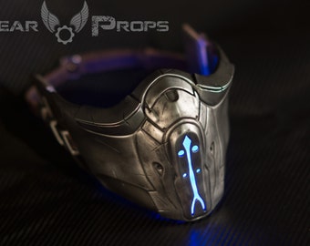 Sub-Zero X Mask. Mortal Kombat X. Finished piece / Raw Resin kit. (cosplay, gift or collectibles)